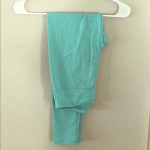 OS Teal/ Light Blue LuLaRoe Leggings